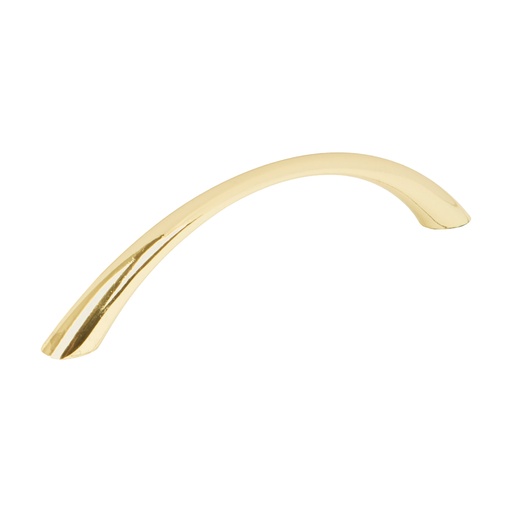 [43826] Jaladera de 96mm, línea Arco, latón brillante, HERMEX JAL-0221