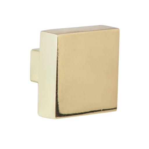 [43905] Perilla metálica estilo 'Andamio' acabado latón brillante PER-092