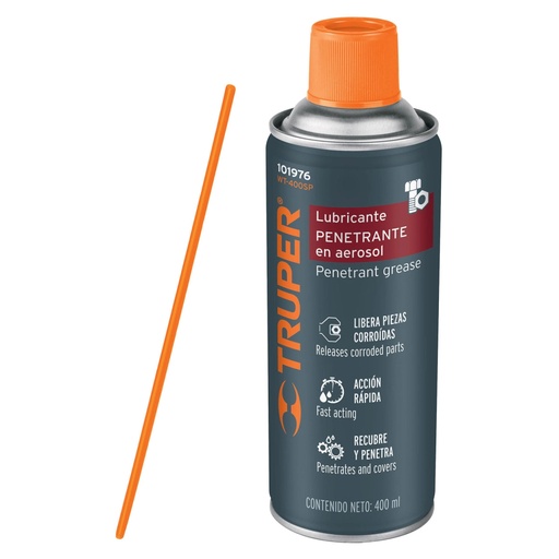 [101976] Lubricante penetrante en aerosol 400 ml, TRUPER WT-400SP