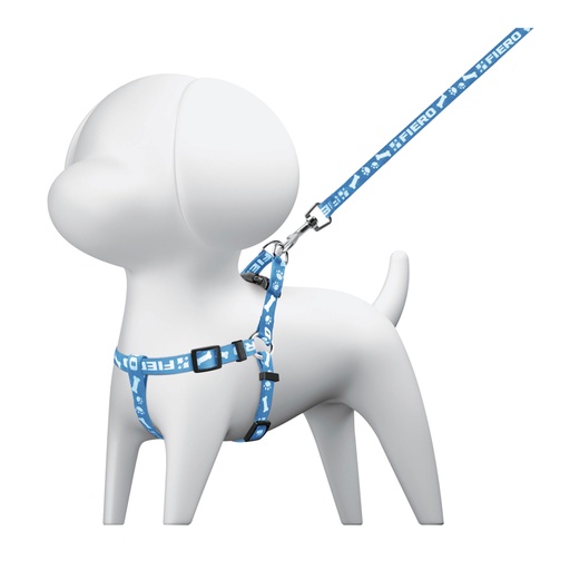 [44295] Correa con pechera para perro, 1.5 cm ancho, FIERO COPE-15