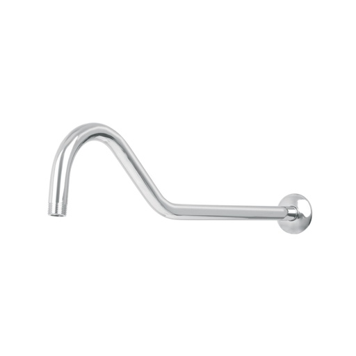 [44508] Brazo tipo gancho y chapetón para regadera, 50 cm, AERO BCH-720
