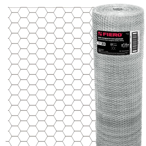 [44655] Rollo malla hexagonal cal.23, 0.90x 45m, abertura 13mm, 16kg MAHE-1309