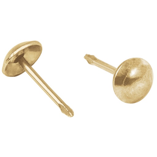 [44901] Caja con 500 clavillos dorados de 17 mm, FIERO CLV-17D