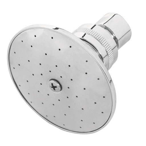 [45059] Regadera redonda 3', metálica, sin brazo, cromo, AQUA R-502S