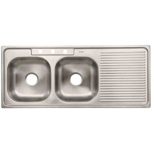 [45060] Tarja de empotrar 120 x 50 cm doble tina izquierda, FOSET TA-1202TI