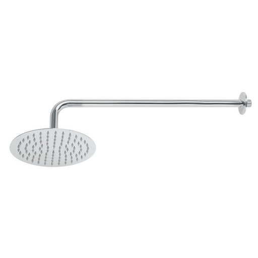 [45075] Regadera plato redondo 8' con brazo, cromo, FOSET RIVIERA R-309