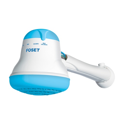 [45155] Regadera eléctrica, 4 temperaturas, 14.5cm, azul, FOSET REGEL-4A