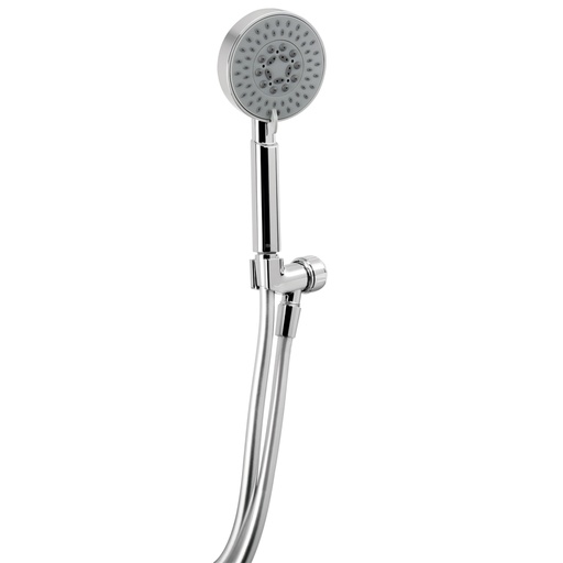 [45165] Regadera cromo de teléfono 4' con soporte, FOSET ELEMENT R-012