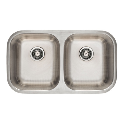 [45176] Tarja de submontar 82 x 47 x 23 cm doble tina, FOSET RIVIERA TA-822TX