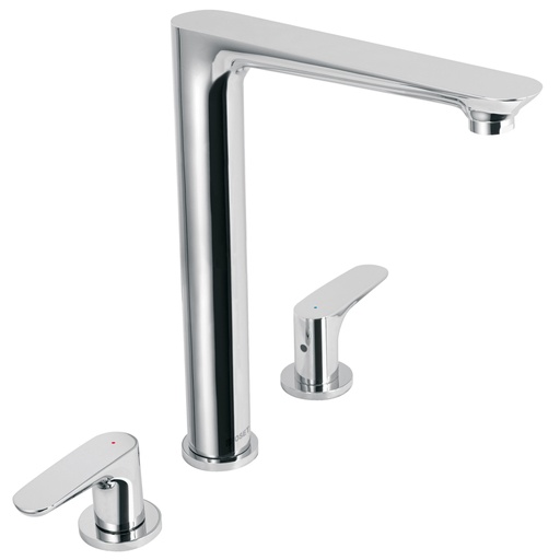 [45192] Mezcladora cuello alto para fregadero, cromo, FOSET RIVIERA RIM-81