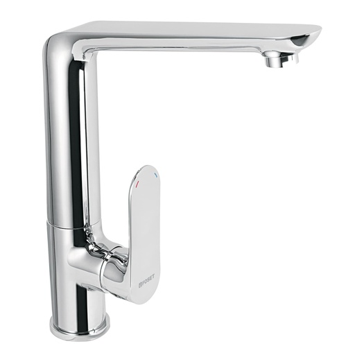 [45193] Monomando cuello alto para fregadero, cromo, FOSET RIVIERA RIM-83