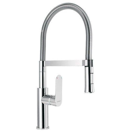 [45195] Monomando nariz flexible para fregadero, cromo,FOSET RIVIERA RIM-84