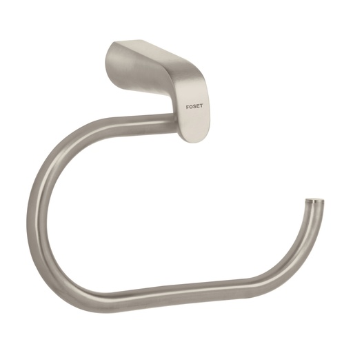 [45222] Toallero argolla de latón en acabado satín, FOSET RIVIERA RIA-77N