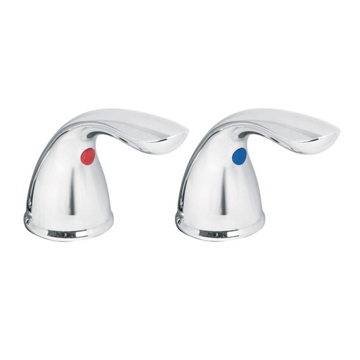 [45238] Juego 2 manerales palanca lavabo/fregadero, cromo, AERO AEMM-02