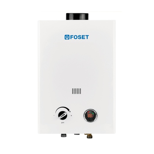 [45271] Calentador instantáneo, 6L, 1 servicio, gas LP, FOSET CALE-6I