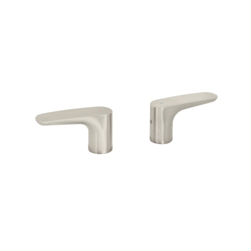 [45290] Juego manerales palanca para mezcladora, satín, RIVIERA RIMM-01N