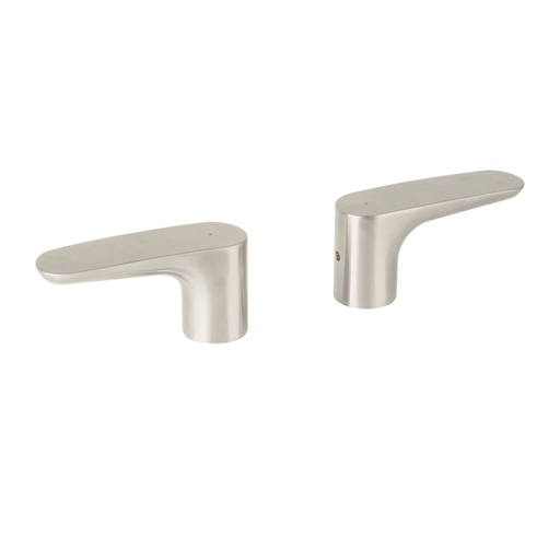 [45292] Juego manerales palanca para mezcladora tina, satín, RIVIERA RIMM-02N