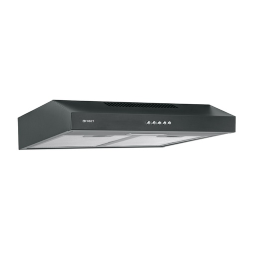 [45441] Campana extractora 50 cm, empotrable, negra, FOSET CAME-50M