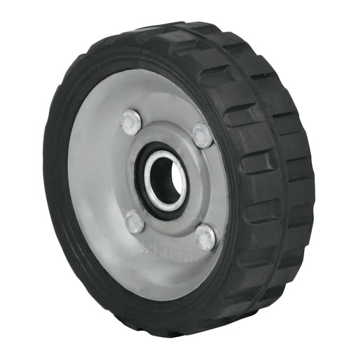 [45476] Rueda de hule sólido imponchable 4-1/2', un balero, PRETUL RD-41