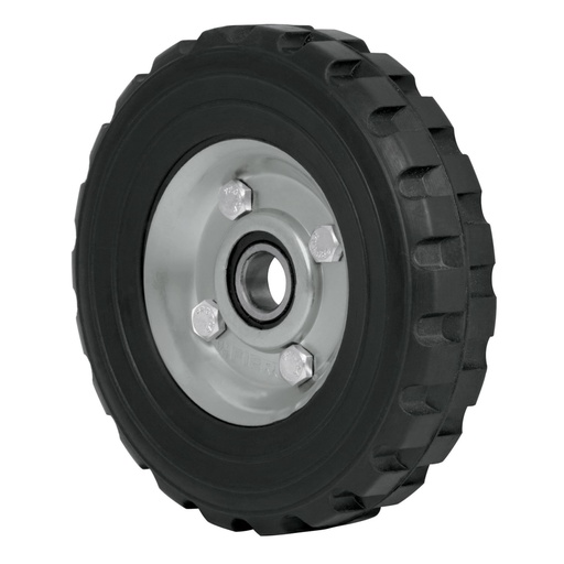 [45481] Rueda de hule sólido imponchable 6', un balero, PRETUL RD-61