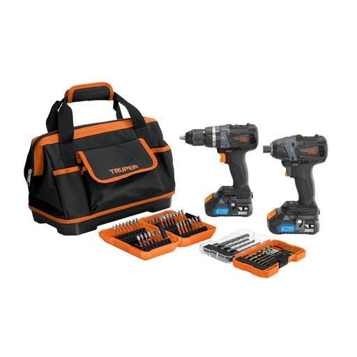 [102235] Combo rotomartillo y destornillador de impacto, 20V, MAX MAXCOM-20