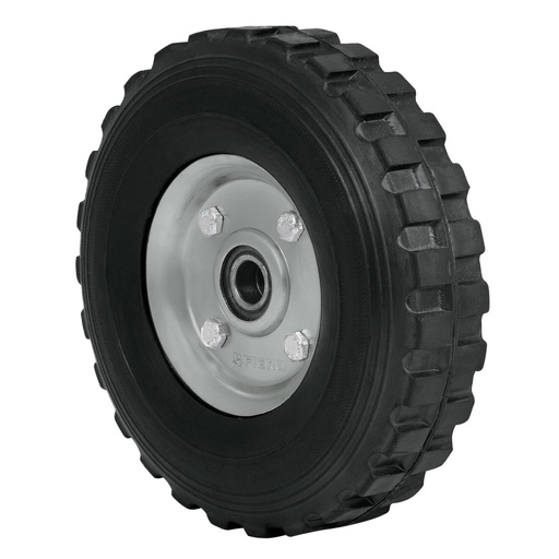 [45485] Rueda de hule sólido imponchable 8', doble balero, PRETUL RD-82