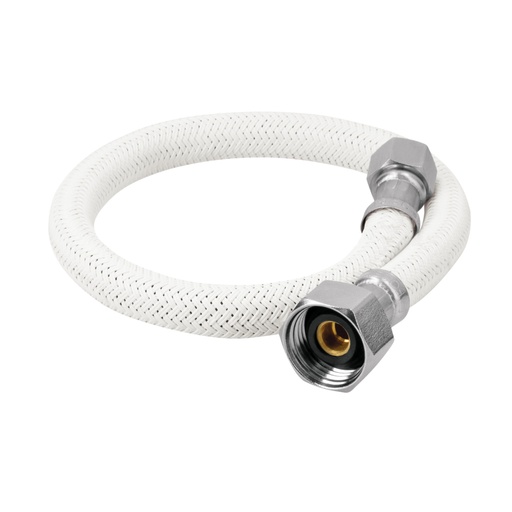 [45491] Manguera lavabo/fregadero, vinilo blanco, 1/2' x 3/8',40 cm FLA-40VL