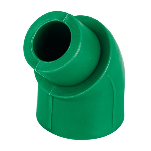 [45554] Codo 45° de PPR, 3/4' (25mm), macho-hembra, FOSET CV-872