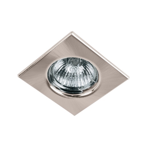 [45568] Luminario cuadrado satín spot fijo, lámpara no incluida EMP-112S