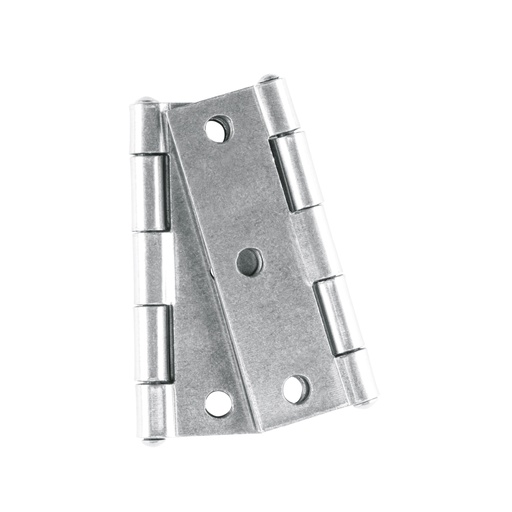 [45685] Bolsa con 2 bisagras rectangulares 3', acero pulido BR-300B