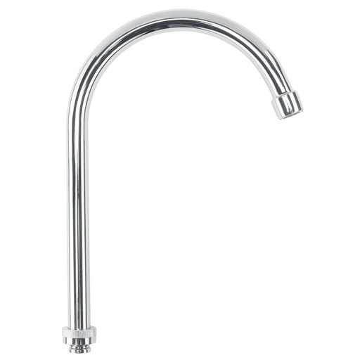 [45718] Cuello alto/curvo para mezcladora de fregadero, cromo, BASIC CR-321