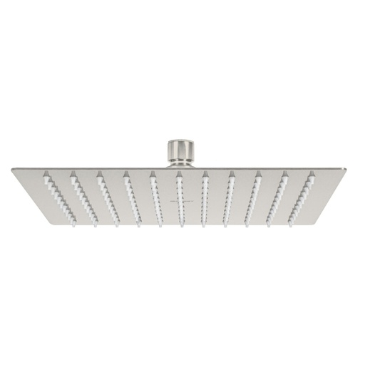 [45782] Regadera plato cuadrado 10' sin brazo, satín, FOSET RIVIERA R-310SN