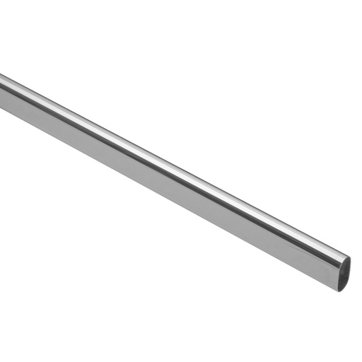 [45900] Tubo ovalado para clóset, 3 m, aluminio, HERMEX TO-630