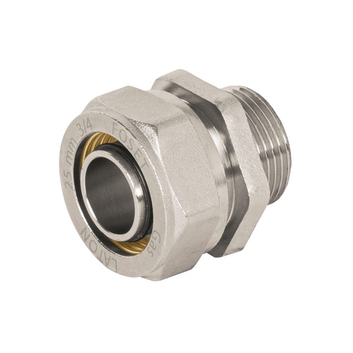 [45937] Conector para PEALPE, 3/4', con rosca macho, FOSET PPG-34NM