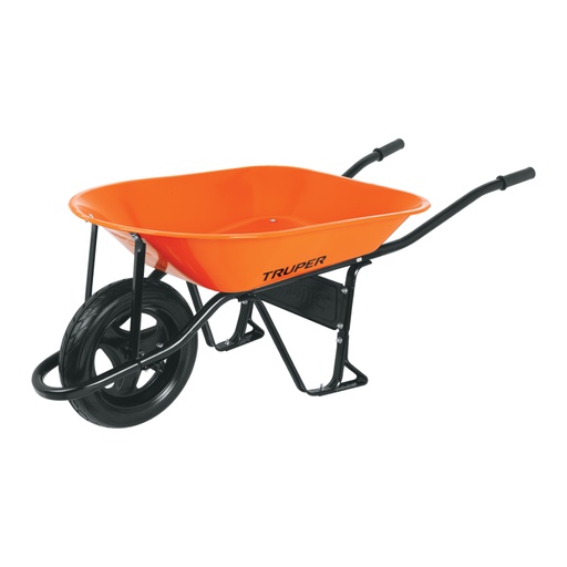 [10233] Carretilla 4.5 ft3 Imponchable, bastidor tubular, TRUPER CAT-45FF