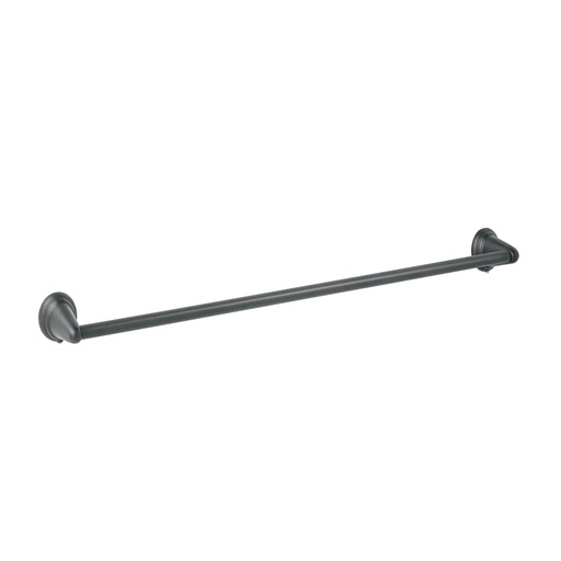 [45995] Toallero de barra largo, negro, FOSET AQUA AQA-86M