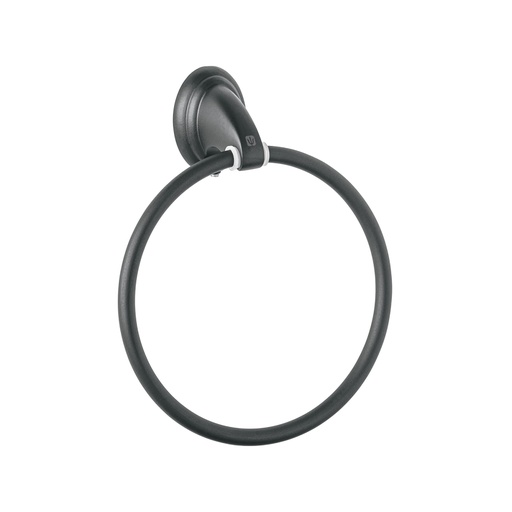 [45999] Toallero de argolla, negro, FOSET AQUA AQA-87M