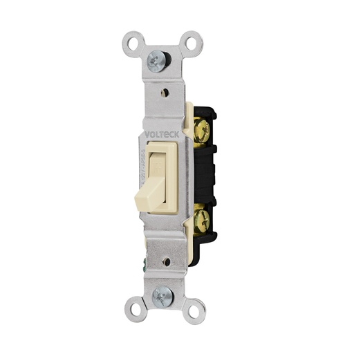 [46000] Interruptor vertical de palanca, Standard, marfil, Volteck APSE-S