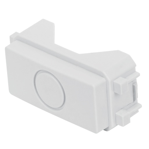 [46140] Módulo (tapón) ciego, línea Italiana, color blanco, VOLTECK TA-IB