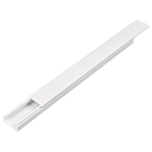 [46284] Canaleta de 1 vía 10 x 20 mm, con adhesivo, VOLTECK CAN-1020A