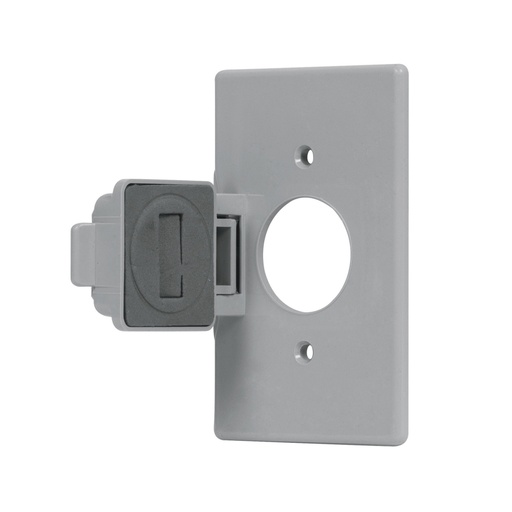 [46411] Placa contacto redondo, policarbonato,p/intemperie, Standard PPIN-SES