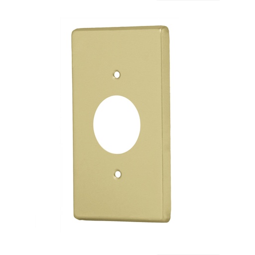 [46414] Placa para contacto redondo, de aluminio, línea Standard PASE-S