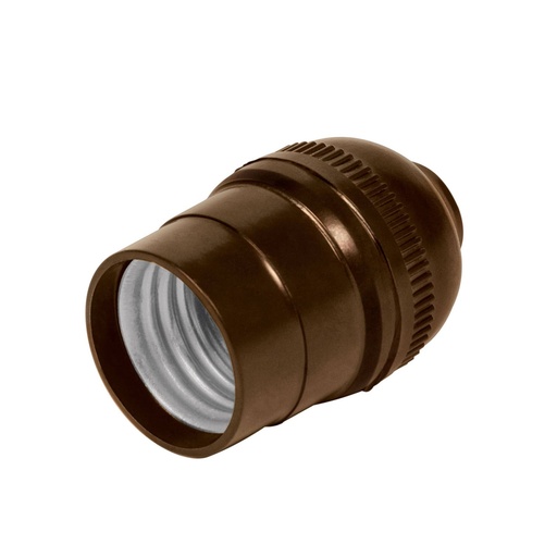 [46500] Portalámpara de baquelita, sencillo, VOLTECK POBA-10