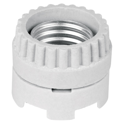 [46521] Portalámpara de porcelana, tipo anuncio, VOLTECK POPO-13