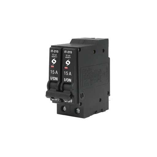 [46703] Interruptor de 2 polos 15 A, enchufable en blíster, VOLTECK IT-215