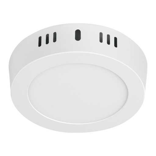 [46711] Luminario LED plafón 6W 6500K, redondo, blanco, VOLTECK PLA-203L
