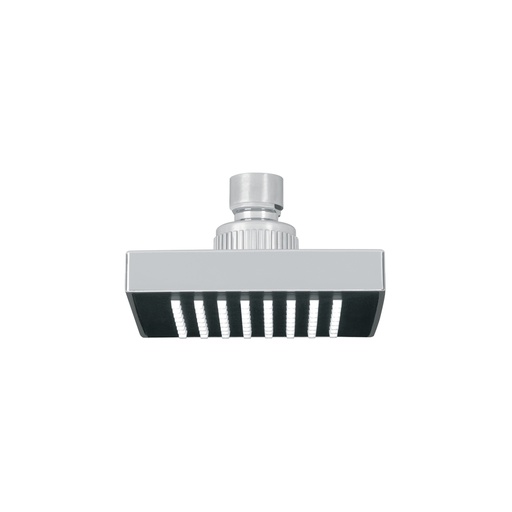 [46733] Regadera cuadrada 4', ABS, sin brazo, cromo, AQUA R-403S