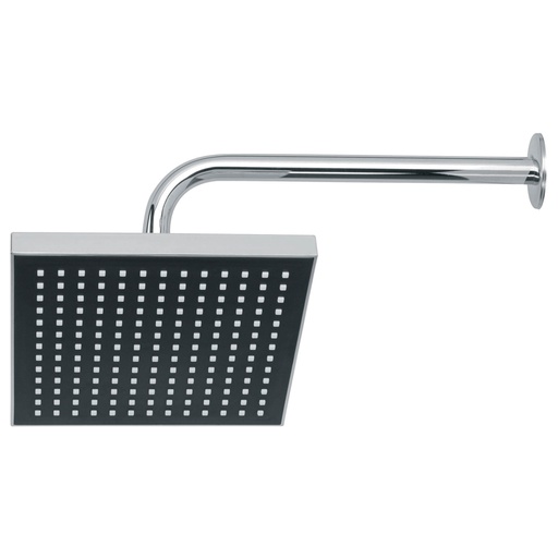 [46736] Regadera cuadrada 8', ABS, con brazo y chapetón, cromo, AQUA R-405