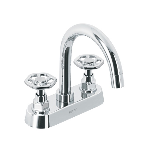 [46753] Mezcladora p/lavabo, bar, manerales redondos, cromo, TÚBIG TBM-61