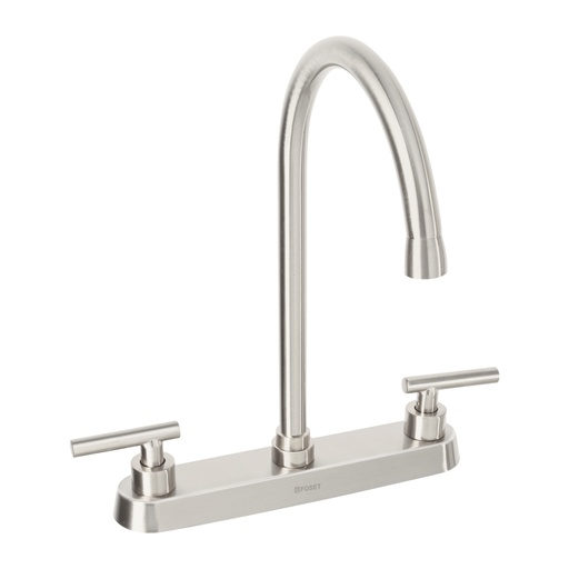 [46772] Mezcladora para fregadero, manerales palanca, satín, TÚBIG TBF-82N